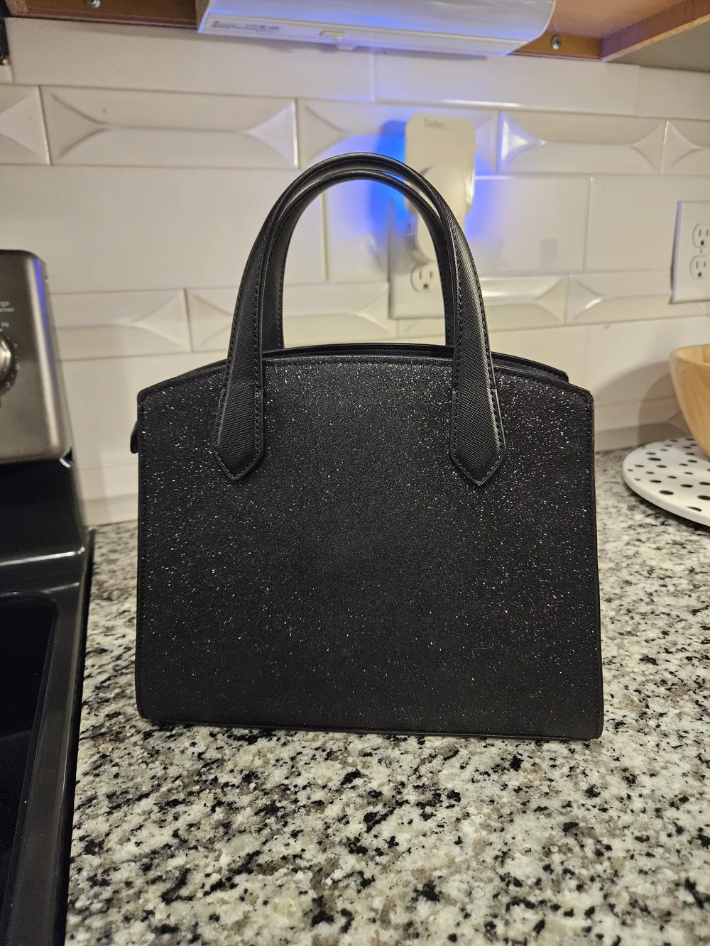 Kate Spade Black Glitter Purse